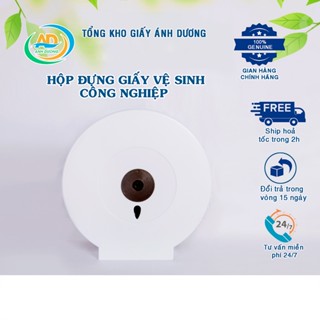  Hộp Nhựa Đựng Giấy Vệ Sinh Cuộn Lớn Trắng Sứ – Siêu Bền Sang Trọng + Tặng Bộ 3 Miếng Dán Tiện Lợi! 