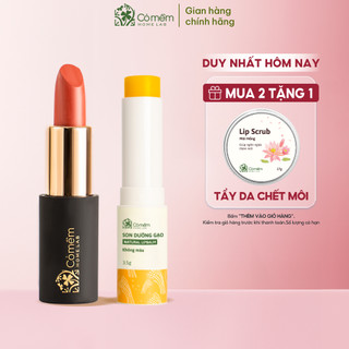 Bộ Chăm Sóc Môi Xinh (Son Lụa + Son Dưỡng) Cỏ Mềm