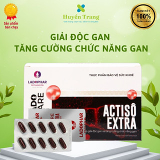 LADO CARE ACTISÔ EXTRA - Hỗ trợ giải độc gan, tiêu độc, tái tạo tế bào gan