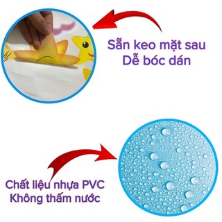 DECAL DÁN TƯỜNG HÌNH TRÁI TIM HỒNG