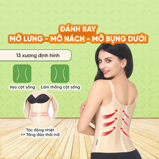 Đai Nịt Bụng Chuẩn Quốc Tế VIETCORSET Latex Gile Slim 200 - Latex Giảm Mỡ Bụng & Lưng Hiệu Quả -HẠ SIZE MIỄN PHÍ