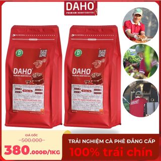  DAHO fremium honey coffee cà phê chế biến đặc biệt dùng pha phin, pha máy từ DUC ANH 100% trái chín.