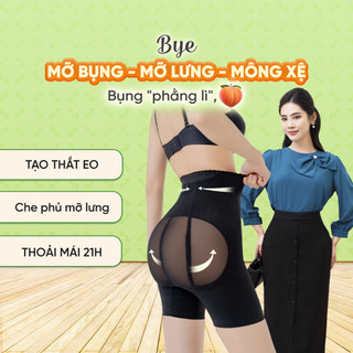 Quần gen bụng định hình eo mông đùi vietcorset comfy slim 603, nịt bụng có khóa kéo siết đùi nâng mông cao tự nhiên