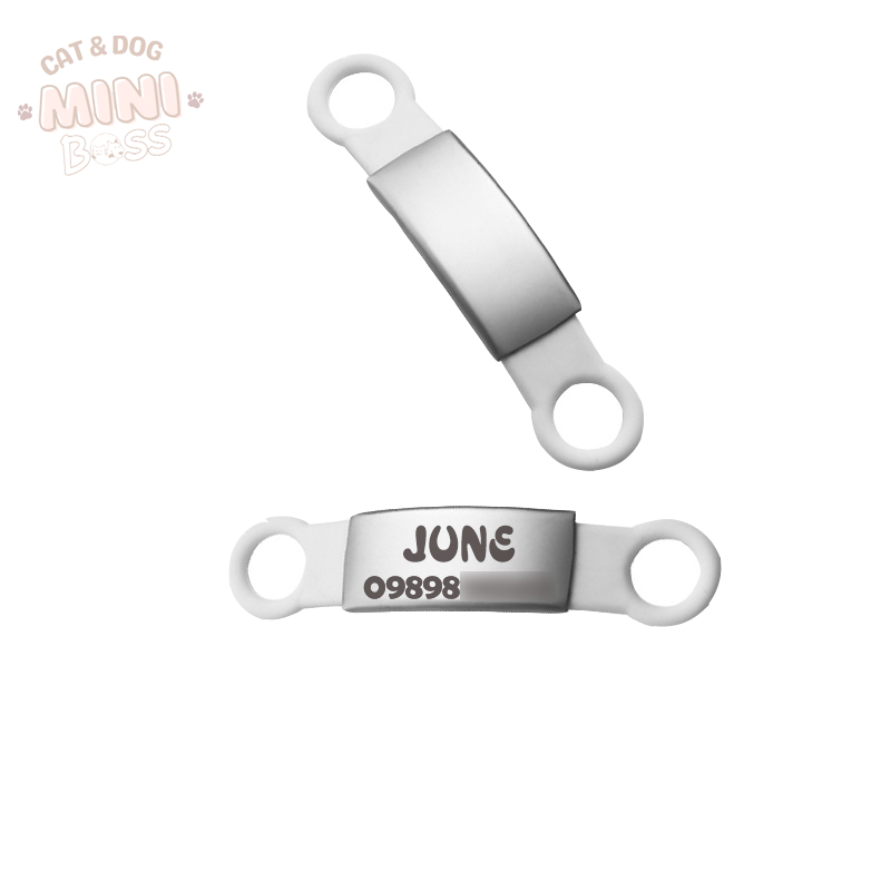 (CÓ SẴN) Thẻ tên thú cưng,chó mèo khắc tên theo yêu cầu bằng thép không gỉ