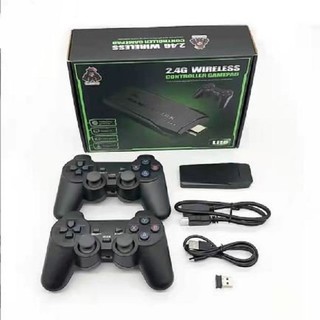 Máy Chơi Game Stick 4K V5 hdmi không dây tải thêm pes1-2020,2022, đấu trường thú, đua xe gà