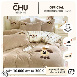 SET NỈ NHUNG MỊN ẤM ÁP MÙA ĐÔNG - CHÙ BEDDING