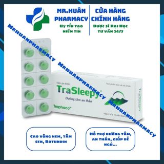 Viên an thần TraSleepy Traphaco - Hỗ trợ dưỡng tâm an thần