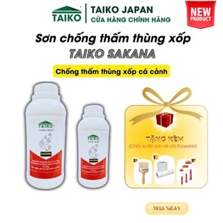 [Chính Hãng] Sơn Chống Thấm Thùng Xốp, Hồ Cá, Hồ Xi Măng, Chậu Kiểng, Cây Cảnh Bonsai, Chống Rêu /TAIKO SAKANA Đủ Màu