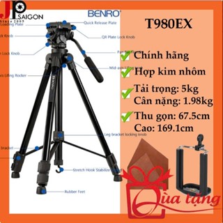 CHÂN MÁY ẢNH BENRO T980 + QUÀ TẶNG