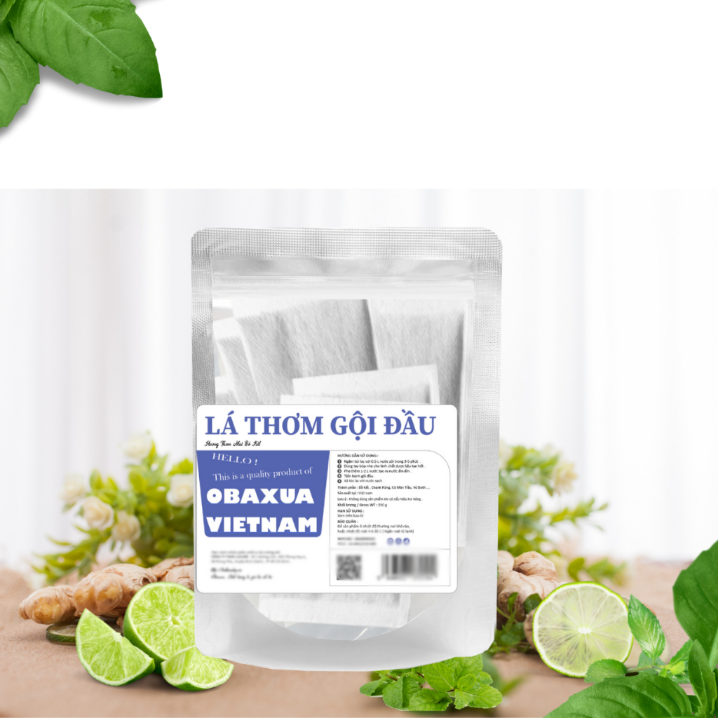 Dầu Gội Bồ Kết Thảo Dược Túi Lọc Obaxua - Giúp Phục Hồi Ngăn Gầu Chống Rụng Kích Mọc Tóc Gội Đầu Dưỡng Sinh Spa | BigBuy360 - bigbuy360.vn