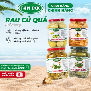 Dưa chuột bao tử / cà pháo muối / măng ngâm tỏi ớt Tâm Đức - Rau củ muối ăn liền siêu ngon, chuẩn vị