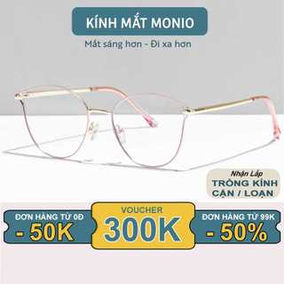 Gọng Kính Thời Trang Nam Nữ MONIO 91514 Chất Liệu Kim Loại Thanh Mảnh