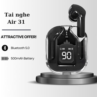 Tai nghe bluetooth Corisu AIR 31 - Bass sâu, treble trong trẻo, âm trung ấm áp, thiết kế thời trang