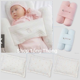 Gối chặn gối nằm 30x40cm Nous Bông muslin chống ngạt cao cấp mềm mịn giúp bé ngủ ngon cho bé từ sơ sinh