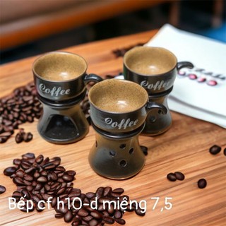 Đèn xông tinh dầu bằng nến kiểu dáng ly coffee
