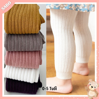 Quần Tất Len Không Bàn Mềm Mại Cho Bé 3m-5y, Quần Legging Cho Bé Trai Bé Gái - SABOMART