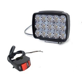 [Siêu sáng] Đèn trợ sáng 9 bóng 12V-85V