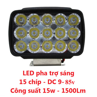 [Siêu sáng] Đèn trợ sáng 9 bóng 12V-85V