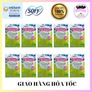 Băng vệ sinh sofy tampon gói 9 ống-combo 10 gói