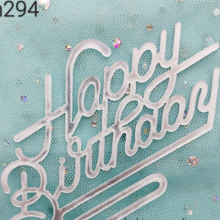 Mika chữ happy birthday (túi 10 cái)