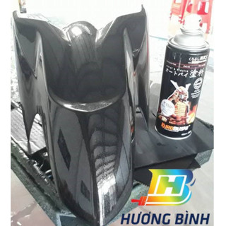 [COMBO] Sơn xịt Samurai màu ĐEN ÁNH KIM với bóng K1K (Y81, Y1222, H255, K159) (3 chai)