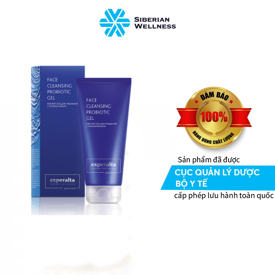 [ 418443] Gel rửa mặt Experalta Platinum Face cleansing probiotic gel loại bỏ lớp trang điểm – 100ml
