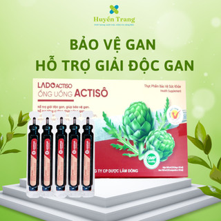 Ống uống Atiso Ladophar Đà Lạt hỗ trợ bảo vệ gan