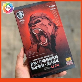 Kính cường lực KingKong chống nhìn trộm cho iPhone 15 Pro Max/14 Plus/13 Mini/12/11/11 Pro Max / X / XR / XS Max/8/7