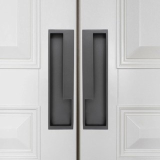 Tay nắm âm cửa tủ màu xám NK438-X ( Màu Xám)
