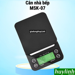 Cân điện tử nhà bếp msk-07 - 5kg - cân trừ bì - cân cà phê - cân tiểu ly