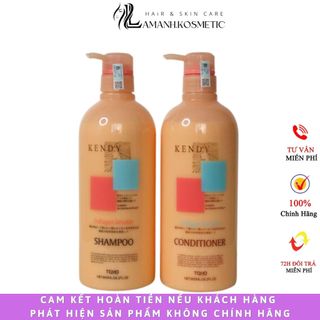 Cặp dầu gội xả dưỡng sinh cao cấp chống rụng tóc kích thích mọc tóc Kendy 800ml