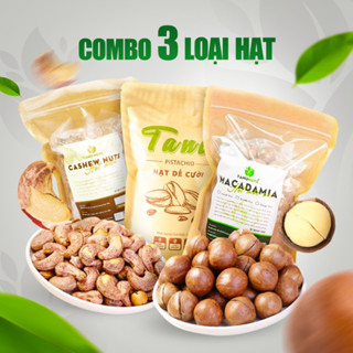 Combo 3 loại hạt dinh dưỡng gồm các loại hạt ngũ cốc TANU NUTS