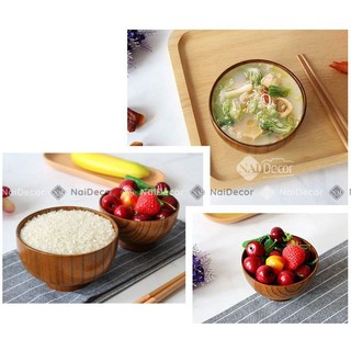 Chén gỗ phong cách Nhật Bản