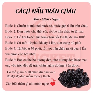 Combo Trà Sữa Trân Châu Đài Loan ( Trân Châu Đen Douxian + Trà + Bột Sữa + Đường Đen Đài Loan) - CRICKET