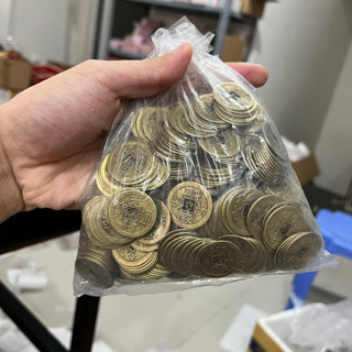 [Giá Sỉ] Túi 100 Đồng Xu Cổ Âm Dương Xu Ngũ Đế Phong Thuỷ - Xem Quẻ, Xin Đài, Chiêu Tài May Mắn