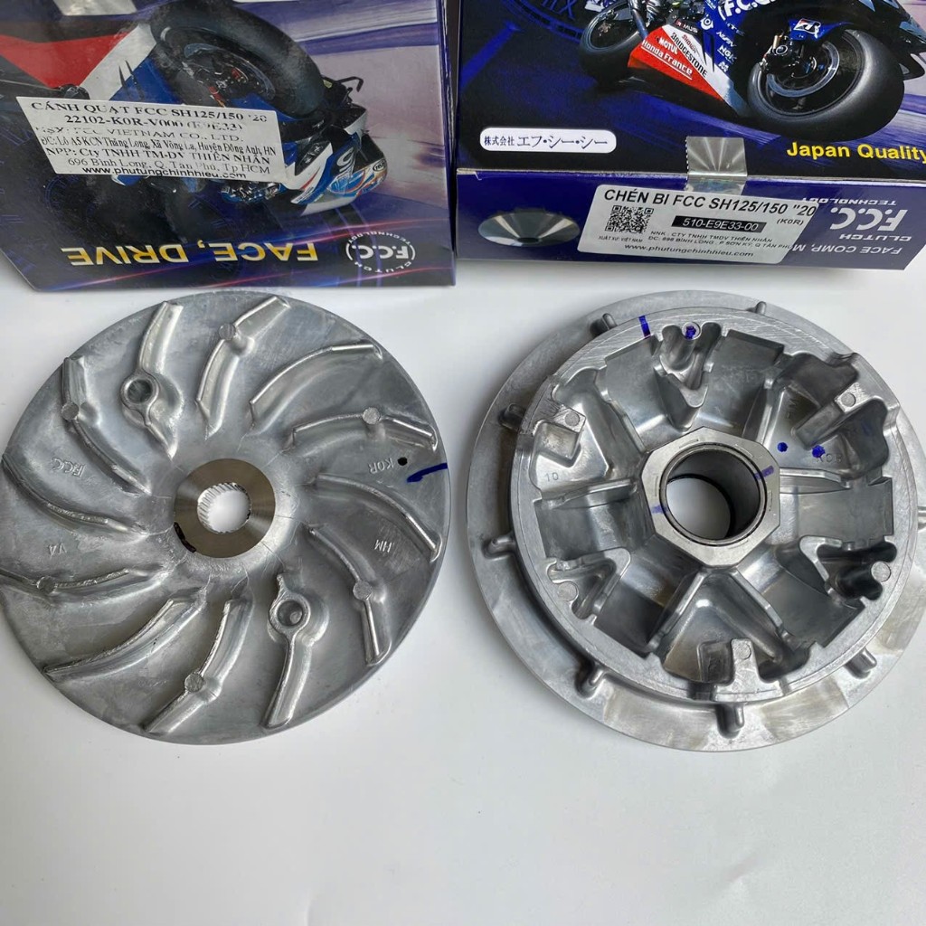 Chén bi cánh quạt sh 125 150 (2020),nồi trước sh 150,125 chính hãng FCC