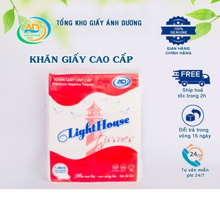  Giấy Ăn Gấp Sẵn Light House – Gấp Hình Giỏ Mây Trang Trí Bàn Tiệc Quán Cafe Nhà Hàng 