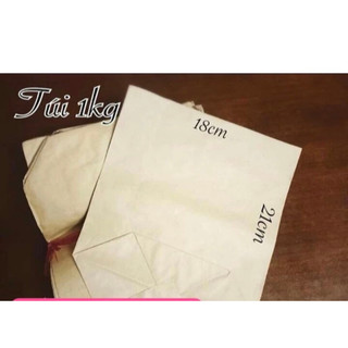 50 túi giấy T1 ( 18x21) túi giấy Kraft