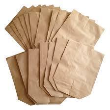 50 túi giấy T0,5  ( túi giấy kraft 12x16)