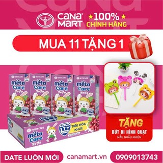 Thùng sữa vị chua MetaCare Yoyo 1 tỉ lợi khuẩn giúp bé phát triển toàn diện (110ml)