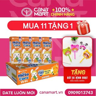 Thùng sữa vị chua MetaCare Yoyo 1 tỉ lợi khuẩn, giúp bé phát triển toàn diện (180ml)