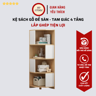 🚛 MIỄN PHÍ SHIP🆓Kệ Góc Gỗ 4 Tầng Lắp Ghép Cực Đẹp 🆕 MẪU MỚI 🆕