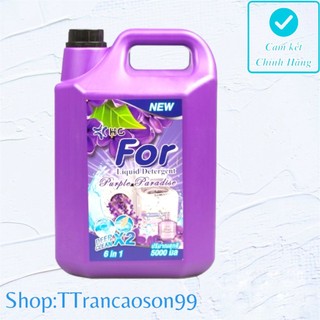 Nước giặt xả quần áo SPJ 5 lít 6in1 THÁI Lan