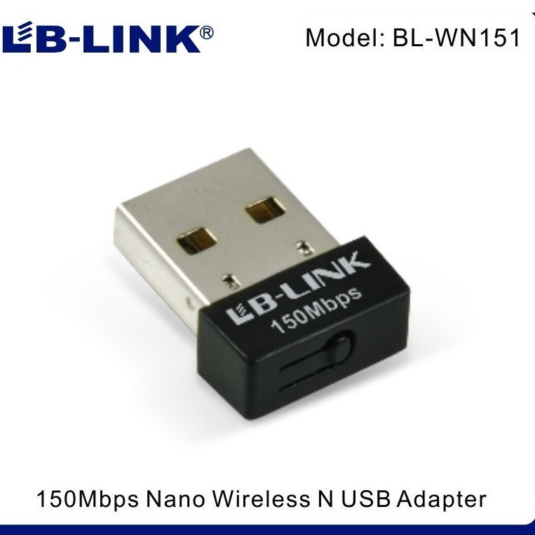 USB thu wifi LB LINK Nano BL WN151, tiện lợi dùng cho laptop, PC - Bộ Thu Wifi Tốc Độ Cao Cho Máy Case Laptop