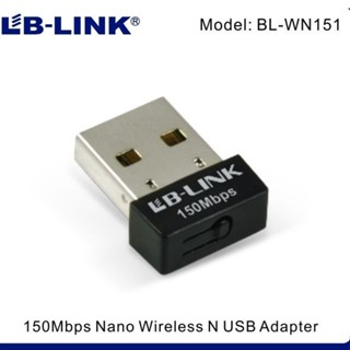 USB thu wifi LB LINK Nano BL WN151, tiện lợi dùng cho laptop, PC - Bộ Thu Wifi Tốc Độ Cao Cho Máy Case Laptop