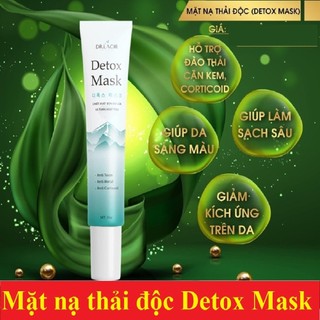 Mặt Nạ Thải Độc Detox Mask Drlacir- DR LACIR ,Giúp thải độc da,làm sạch độc tố dưới da,giảm kích ứng