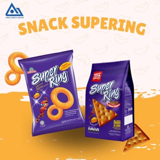 Bim bim snack phô mai Super Ring 60g nhập khẩu Malaysia An Gia Sweets Snacks