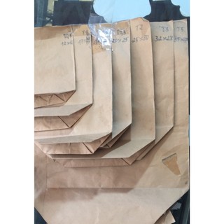 50 túi giấy T2 ( 25x30) túi giấy kraft