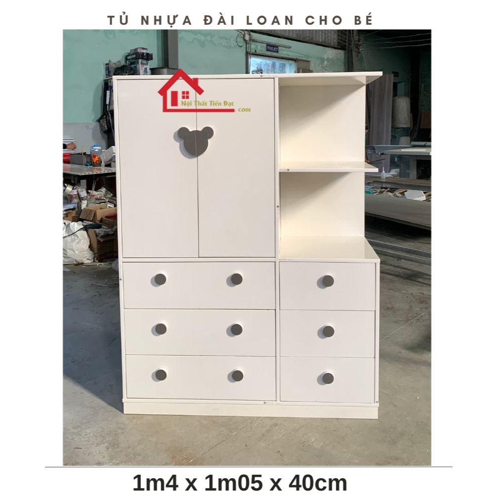[MẪU XINH] Tủ quần áo cho bé iu siêu cute tiện lợi giá tại xưởng freeship HCM