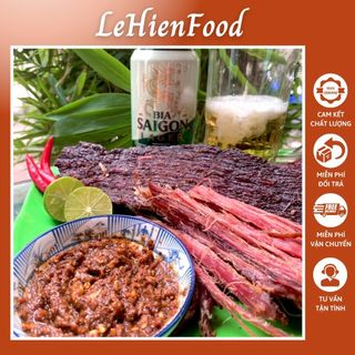 500Gr Thịt Lợn (Heo) Khô gác bếp Tây Bắc thơm mùi hạt dổi , mắc khén -Tặng chẩm chéo